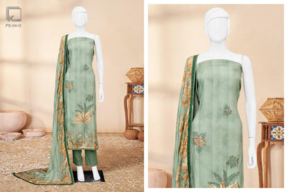 Shrishti K Cube Pashmina Suits Exporter India