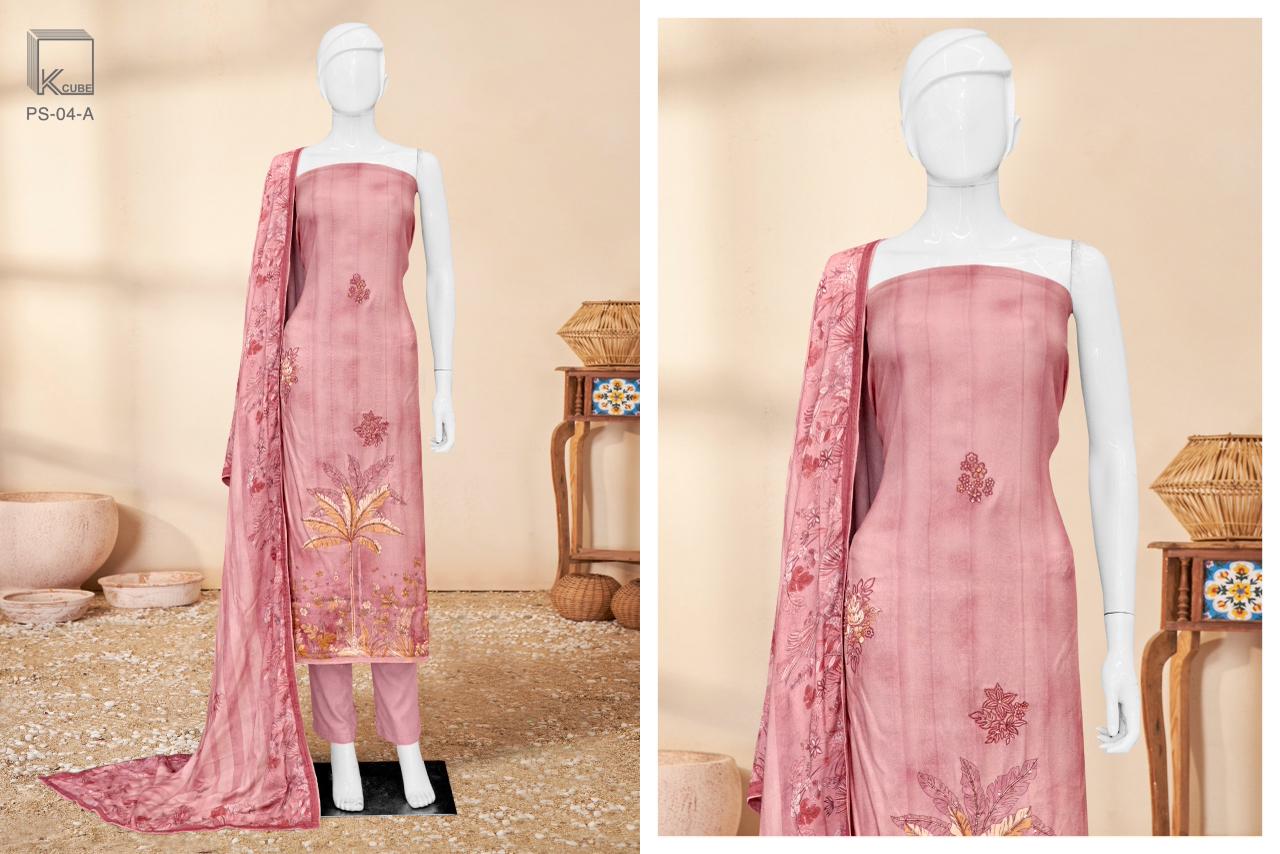 Shrishti K Cube Pashmina Suits Exporter India