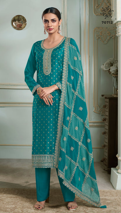 Shristi Hitlist Kuleesh Vinay Fashion Llp Silk Jacquard Pant Style Suits Wholesale Price