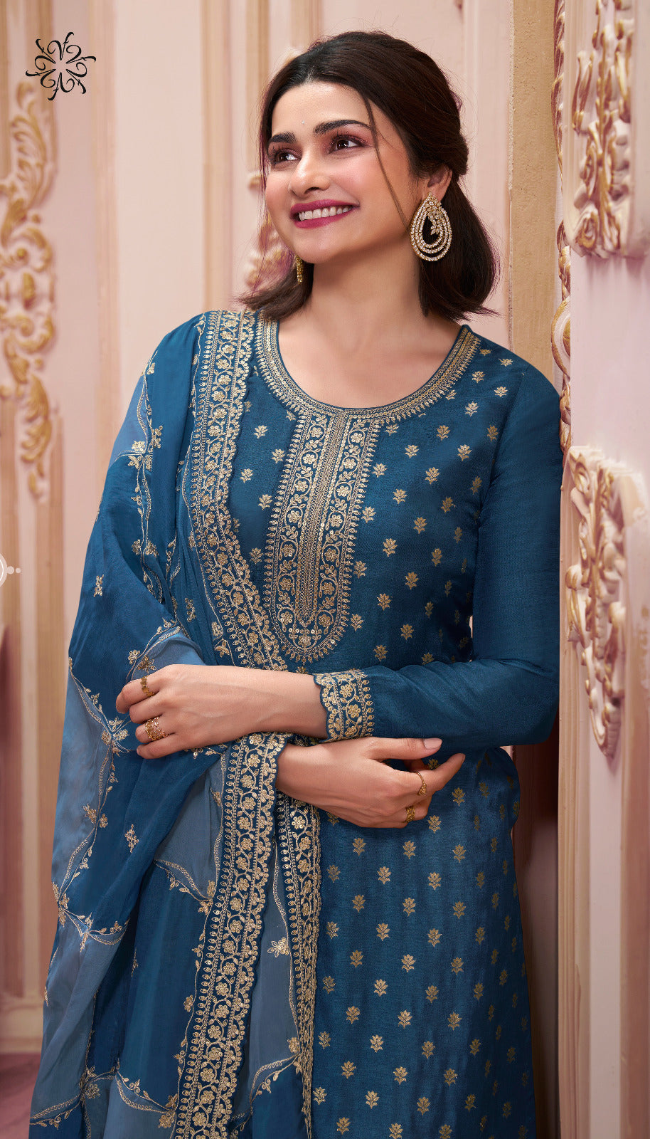 Shristi Hitlist Kuleesh Vinay Fashion Llp Silk Jacquard Pant Style Suits Wholesale Price