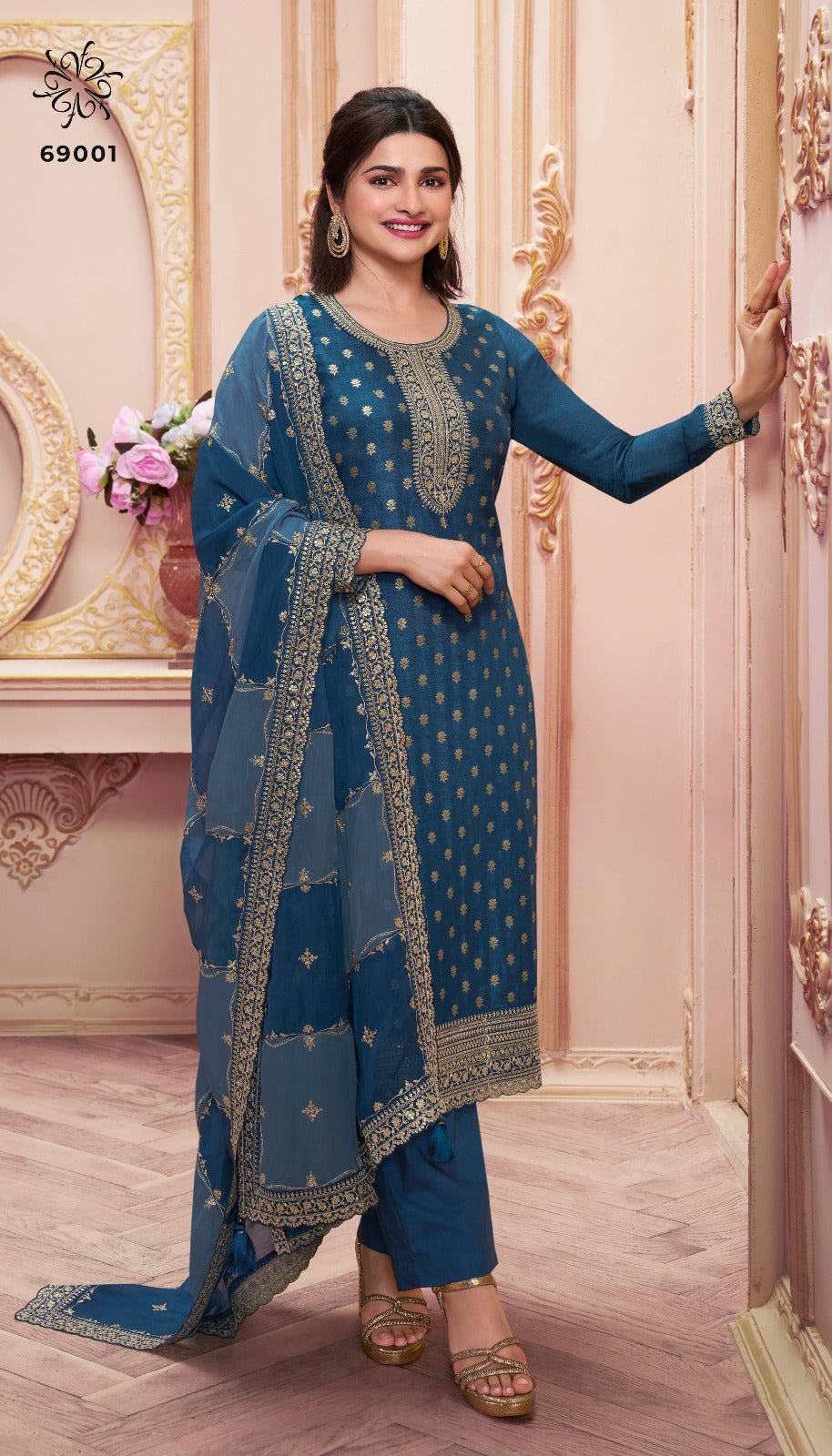 Shristi Hitlist Kuleesh Vinay Fashion Llp Silk Jacquard Pant Style Suits Wholesale Price