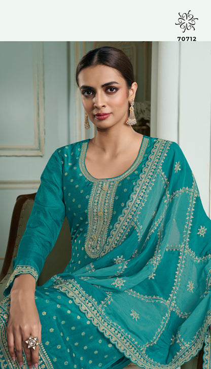 Shristi Hitlist Kuleesh Vinay Fashion Llp Silk Jacquard Pant Style Suits Wholesale Price
