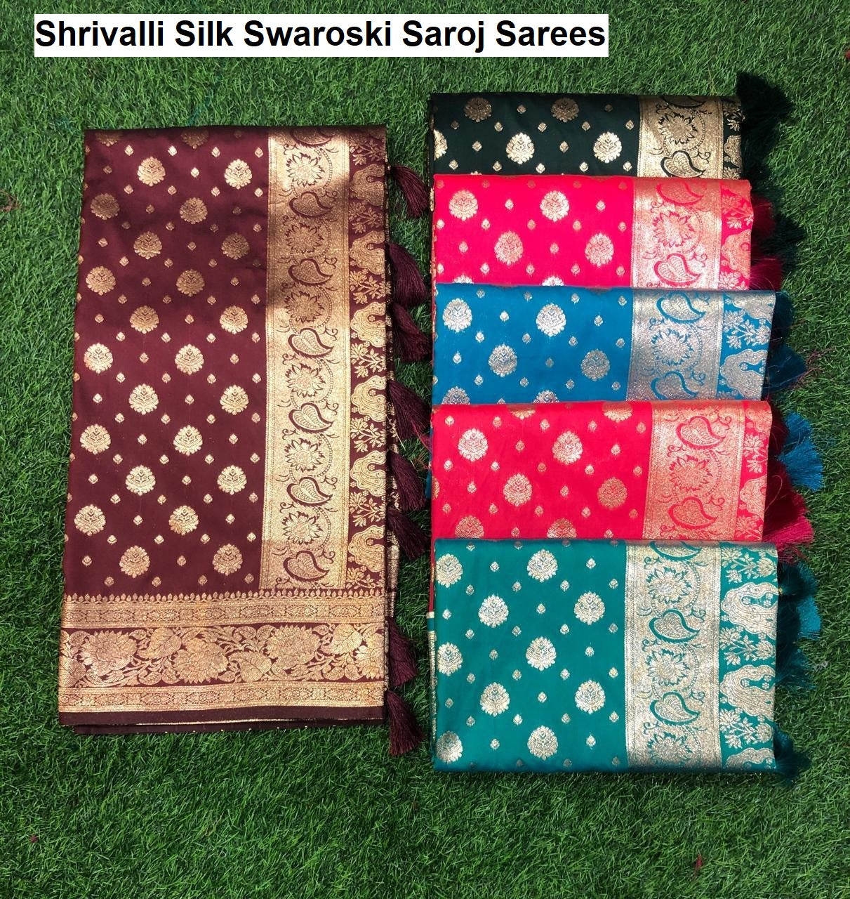 Shrivalli Silk Swaroski Saroj Pure Silk Sarees Supplier Gujarat