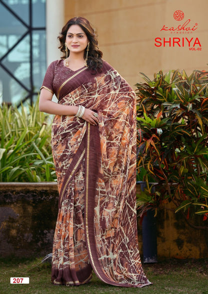 Shriya Vol 2 Kashvi Creation Dull Moss Sarees Wholesaler