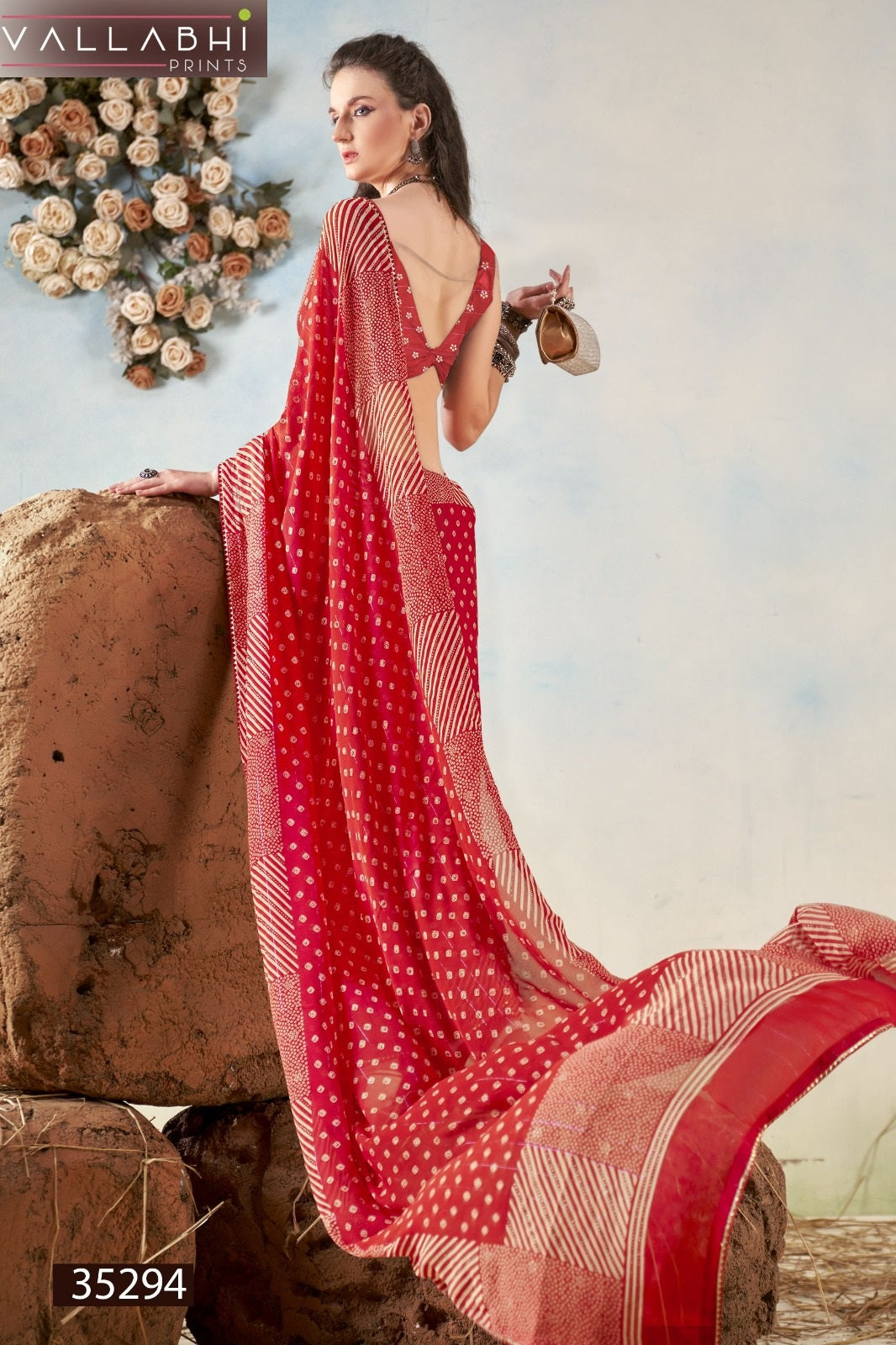 Shriyanka Vol 7 Vallabhi Prints Georgette Sarees Wholesaler Gujarat