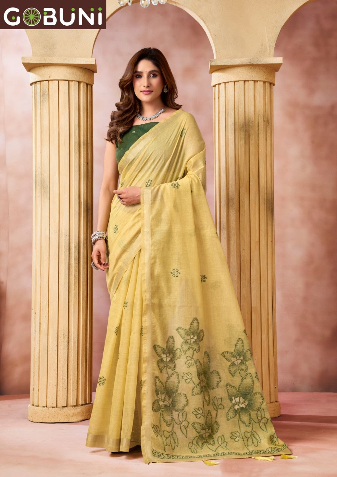 Shrushti Gobuni Cotton Sarees Wholesale Rate