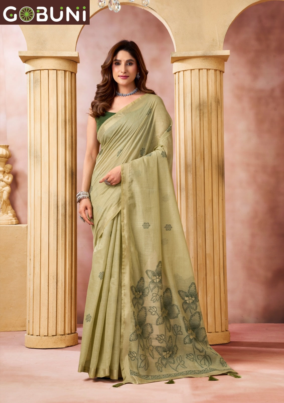 Shrushti Gobuni Cotton Sarees Wholesale Rate