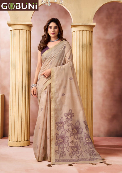 Shrushti Gobuni Cotton Sarees Wholesale Rate
