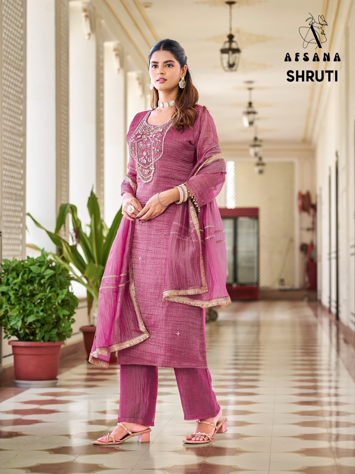 Shruti Afsana Salsa Pakistani Readymade Suits Manufacturer