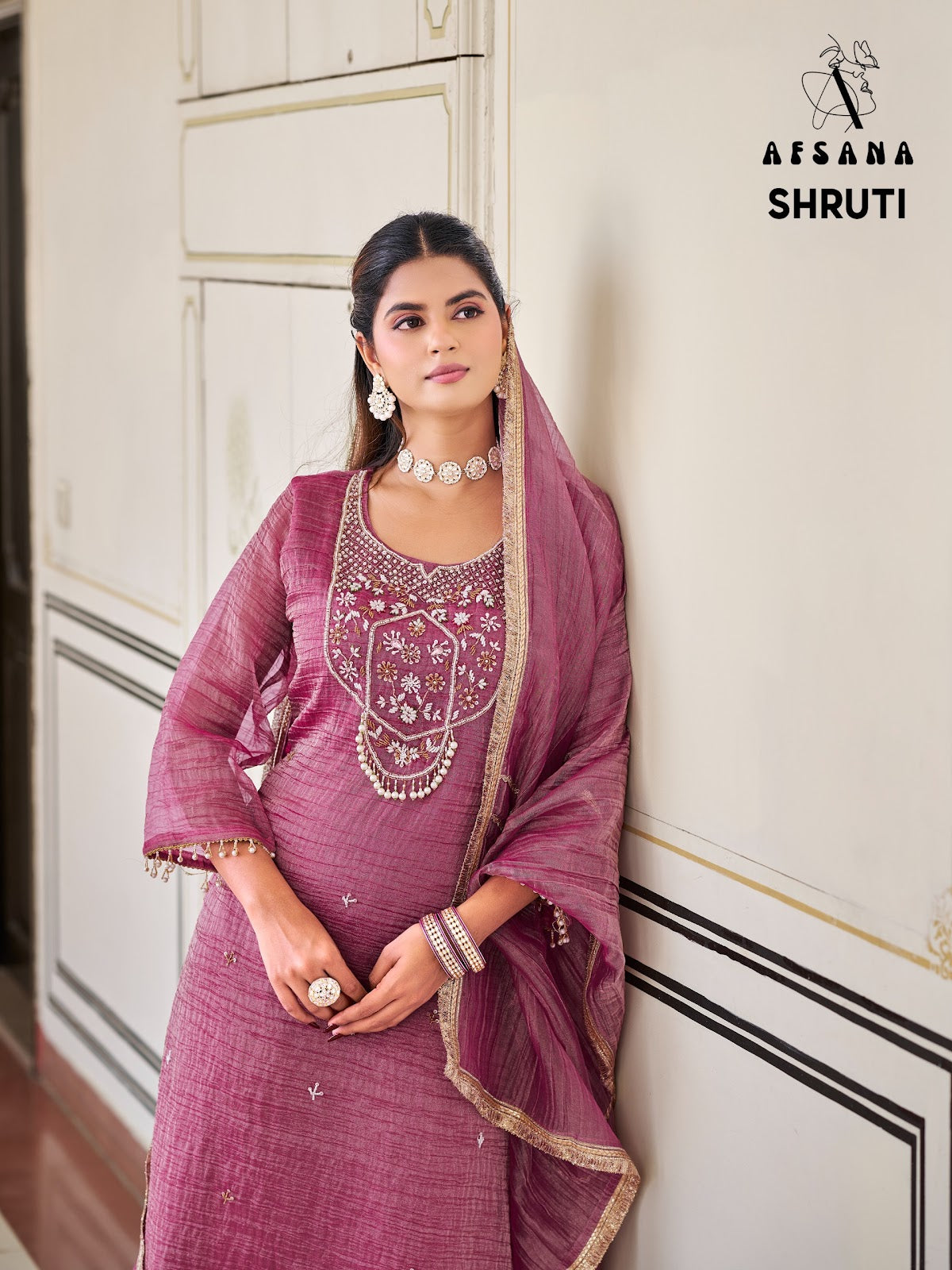 Shruti Afsana Salsa Pakistani Readymade Suits Manufacturer