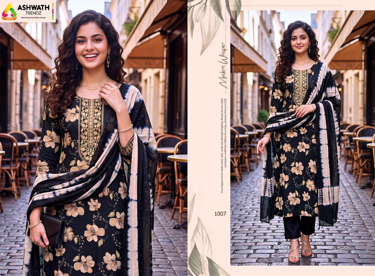 Shruti Ashwath Vetican Readymade Pant Style Suits Exporter Ahmedabad