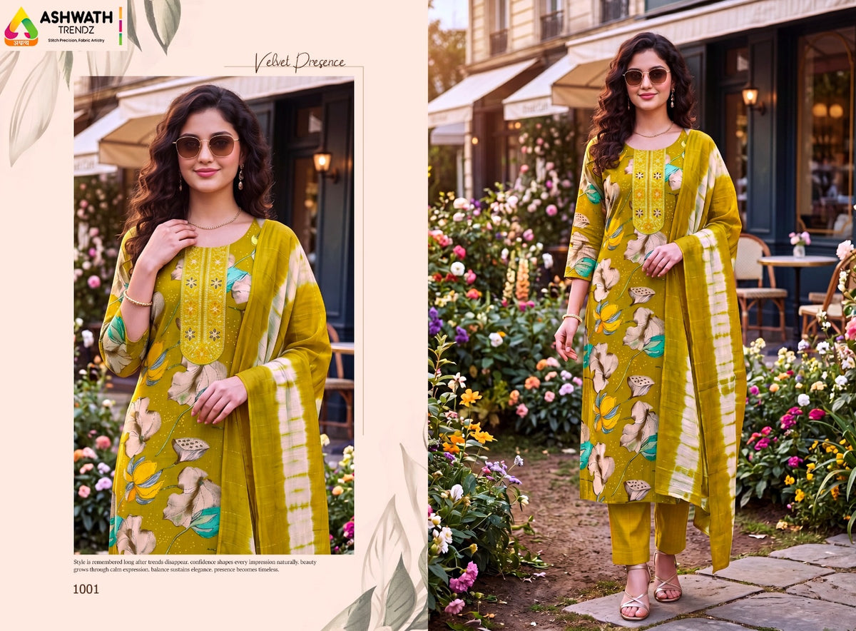 Shruti Ashwath Vetican Readymade Pant Style Suits Exporter Ahmedabad
