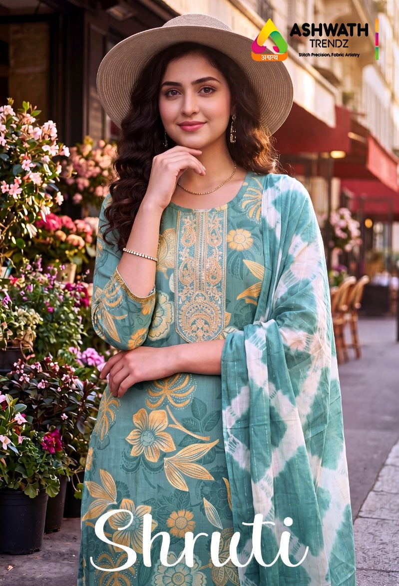 Shruti Ashwath Vetican Readymade Pant Style Suits Exporter Ahmedabad