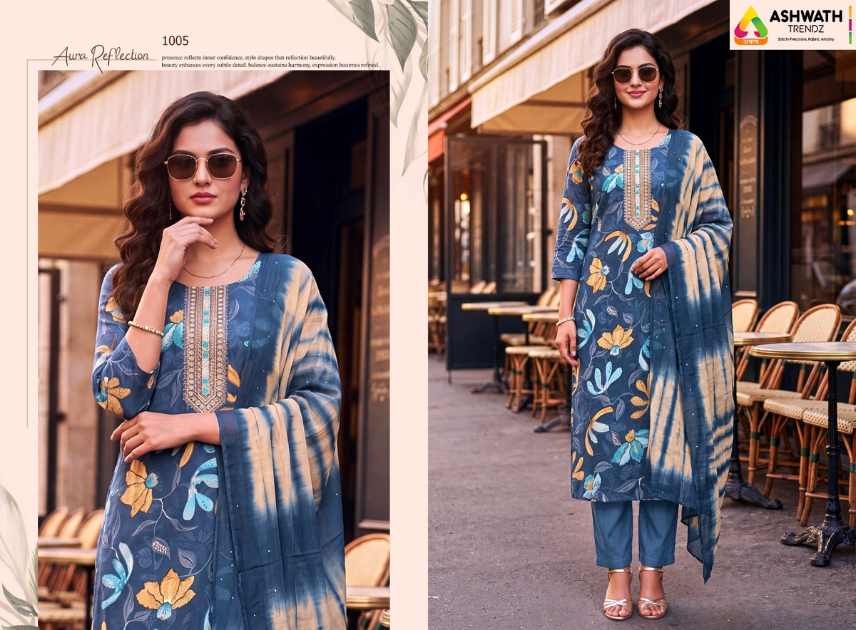 Shruti Ashwath Vetican Readymade Pant Style Suits Exporter Ahmedabad