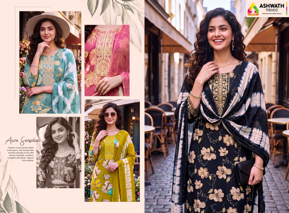 Shruti Ashwath Vetican Readymade Pant Style Suits Exporter Ahmedabad