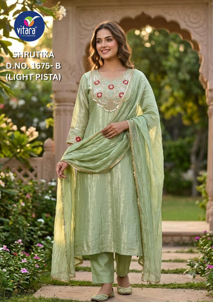 Shrutika Vitara Salsa Readymade Anarkali Suits Exporter Gujarat