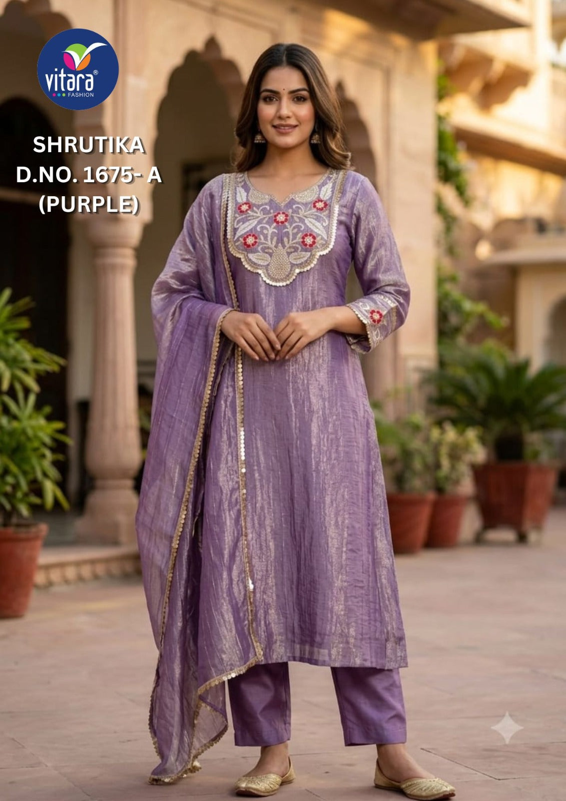 Shrutika Vitara Salsa Readymade Anarkali Suits Exporter Gujarat