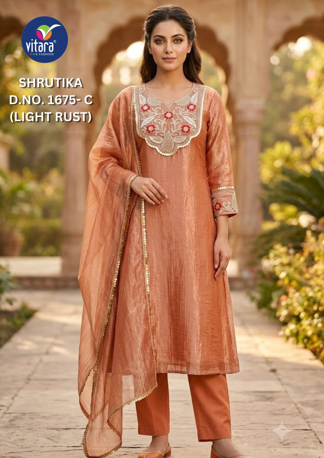 Shrutika Vitara Salsa Readymade Anarkali Suits Exporter Gujarat