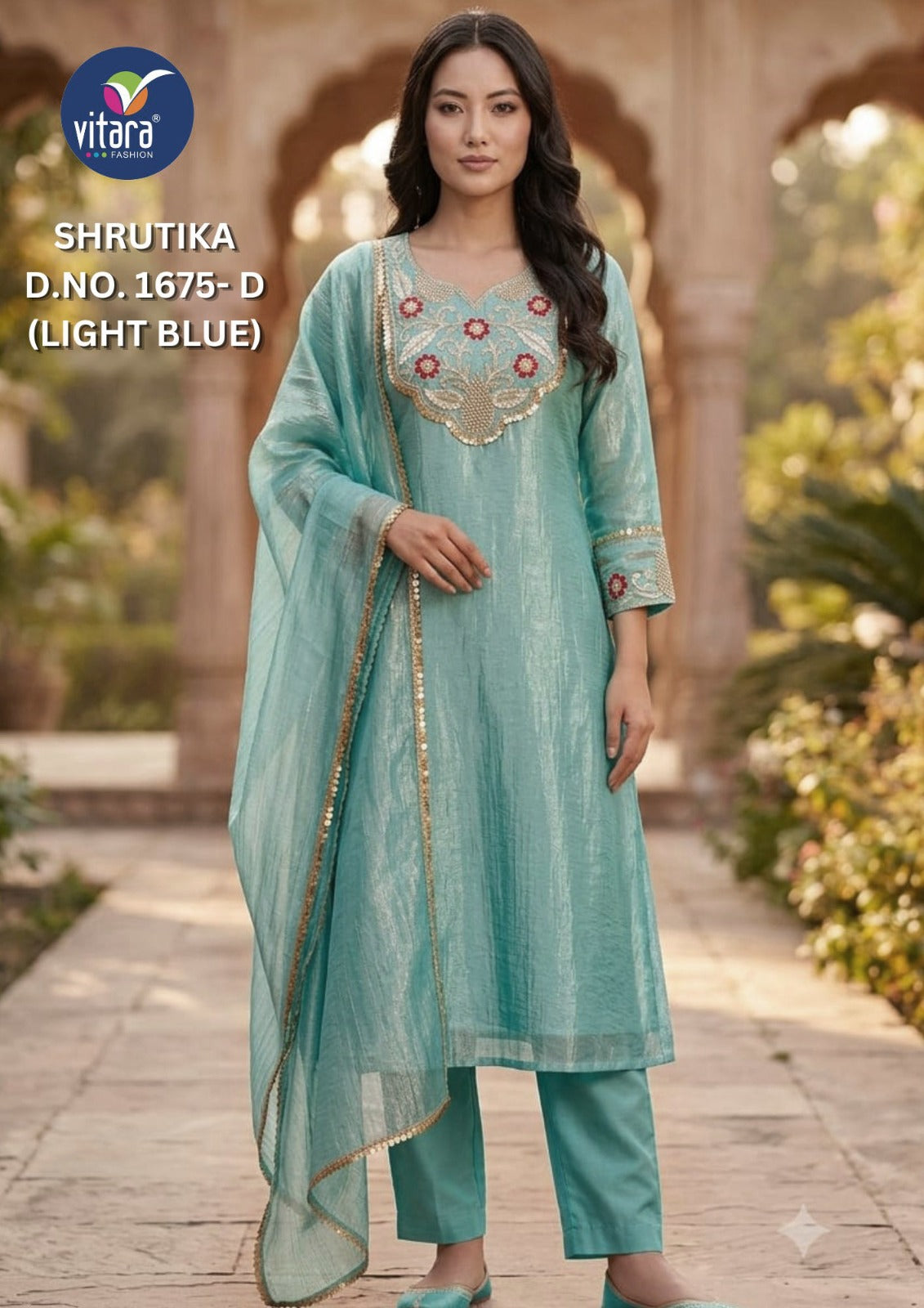 Shrutika Vitara Salsa Readymade Anarkali Suits Exporter Gujarat