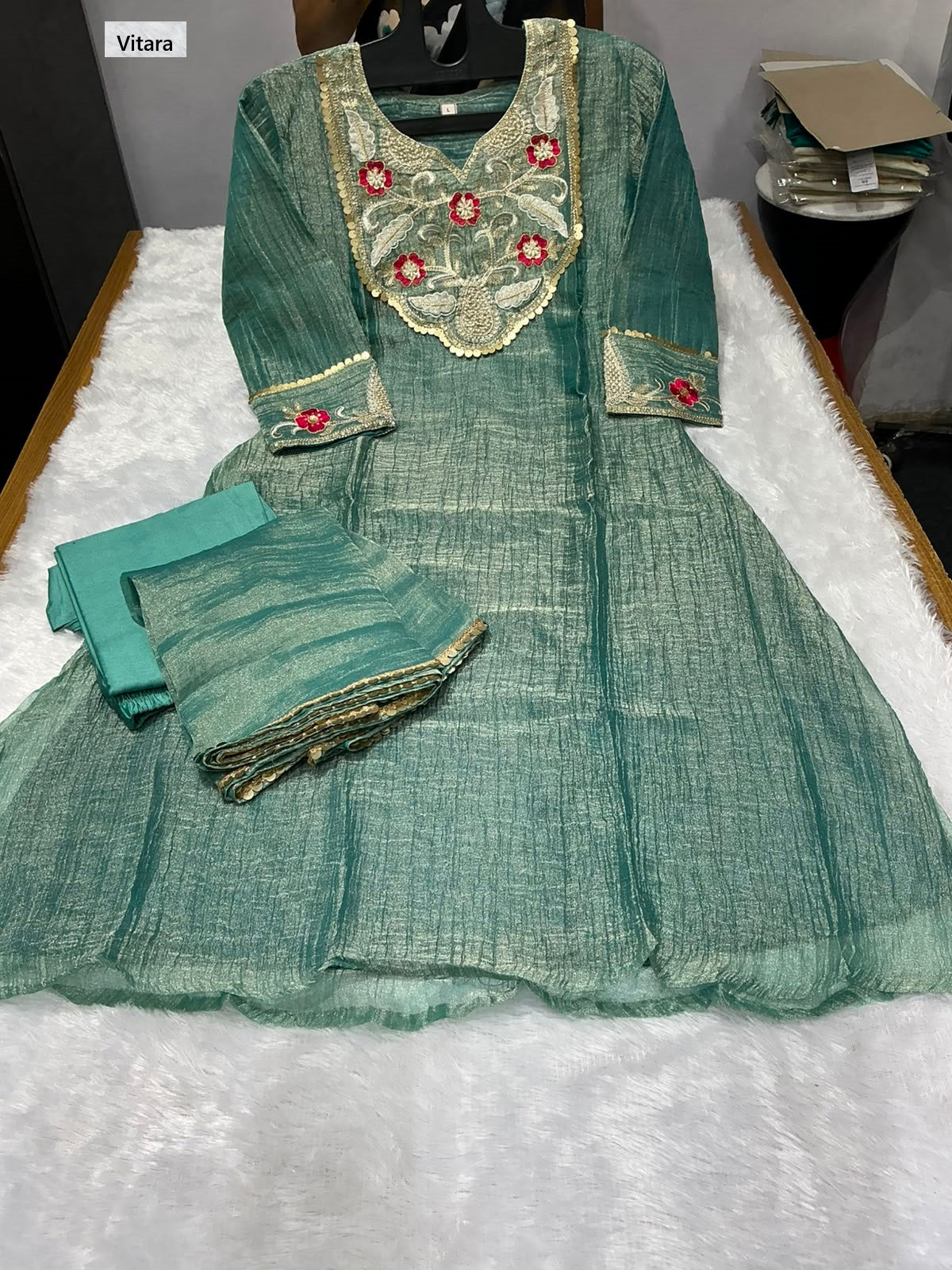 Shrutika Vitara Salsa Readymade Anarkali Suits Exporter Gujarat