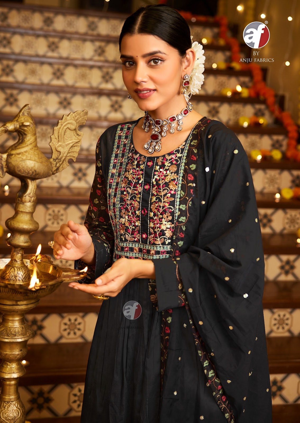 Shubh Avsar Af Viscose Readymade Plazzo Style Suits Manufacturer