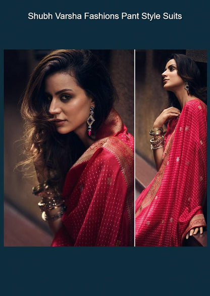Shubh Varsha Fashions Muslin Pant Style Suits Wholesaler Gujarat