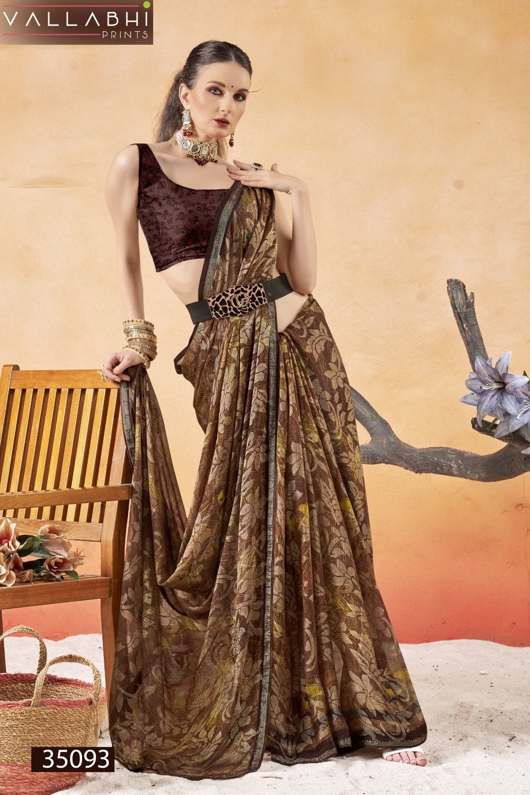 Shubhakshi Vol 2 Vallabhi Prints Brasso Sarees Exporter