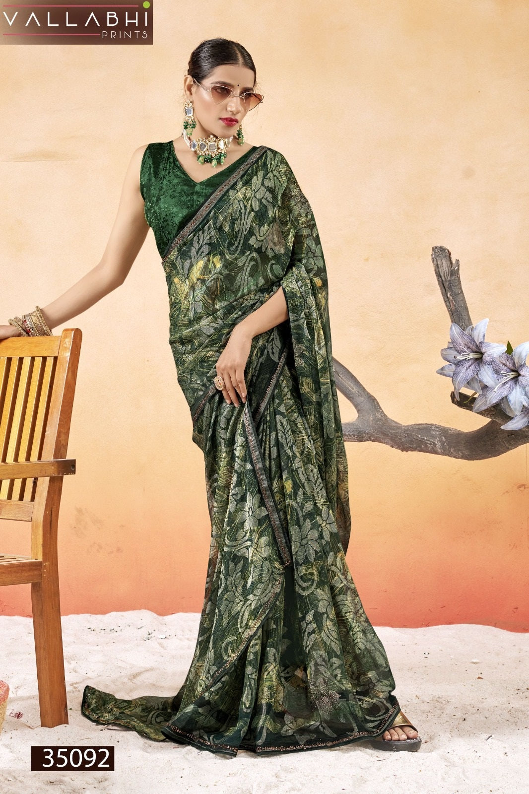 Shubhakshi Vol 2 Vallabhi Prints Brasso Sarees Exporter