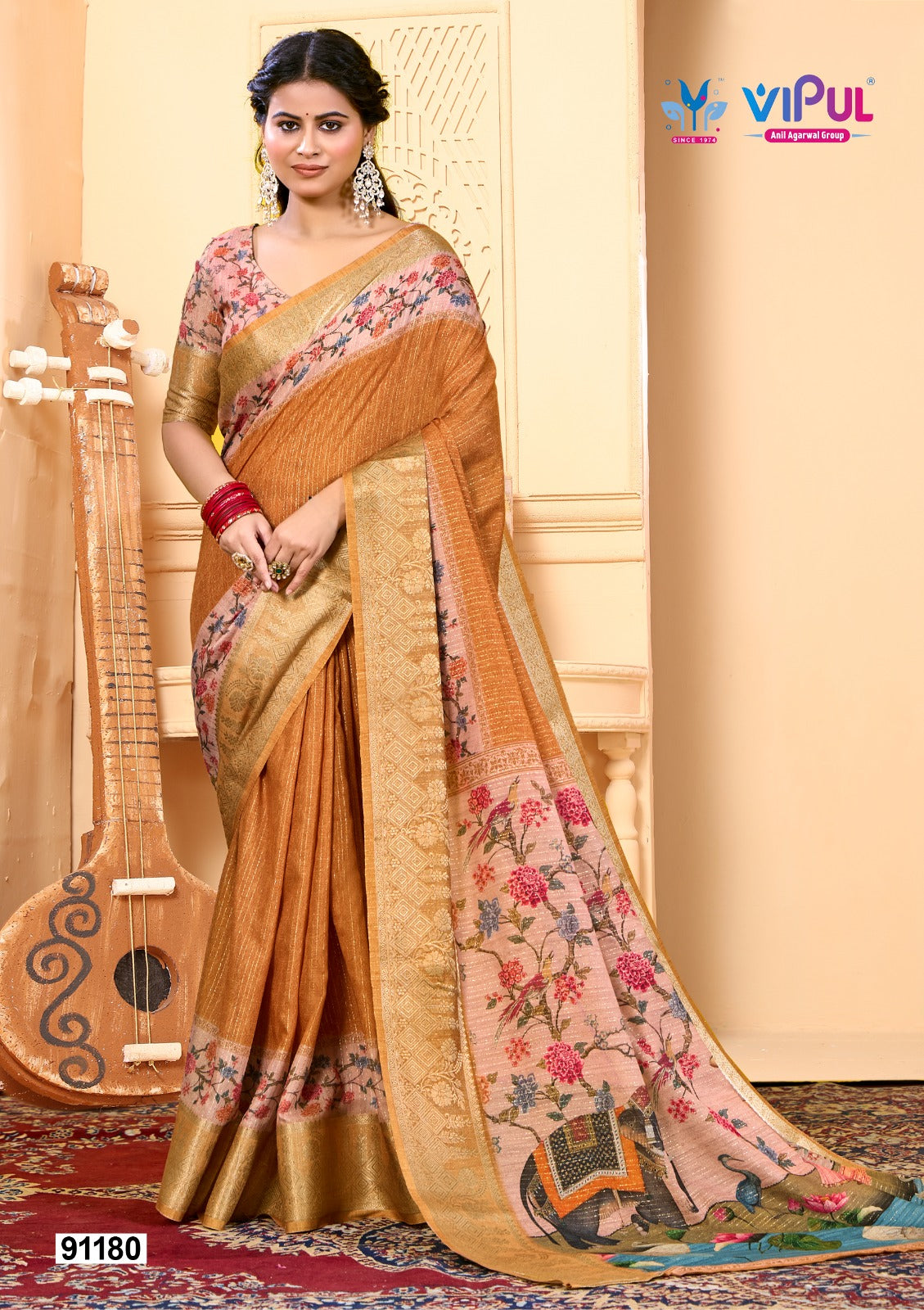 Shubhangi Vipul Soft Silk Sarees Exporter India