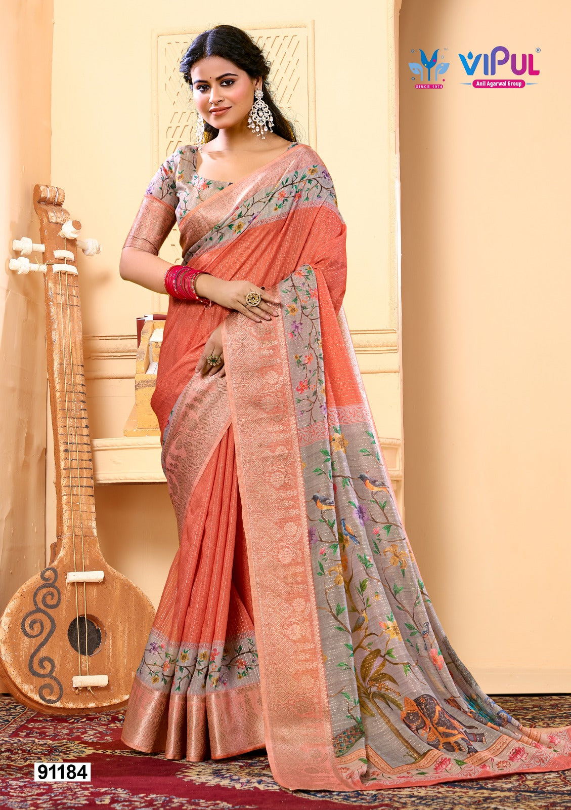 Shubhangi Vipul Soft Silk Sarees Exporter India