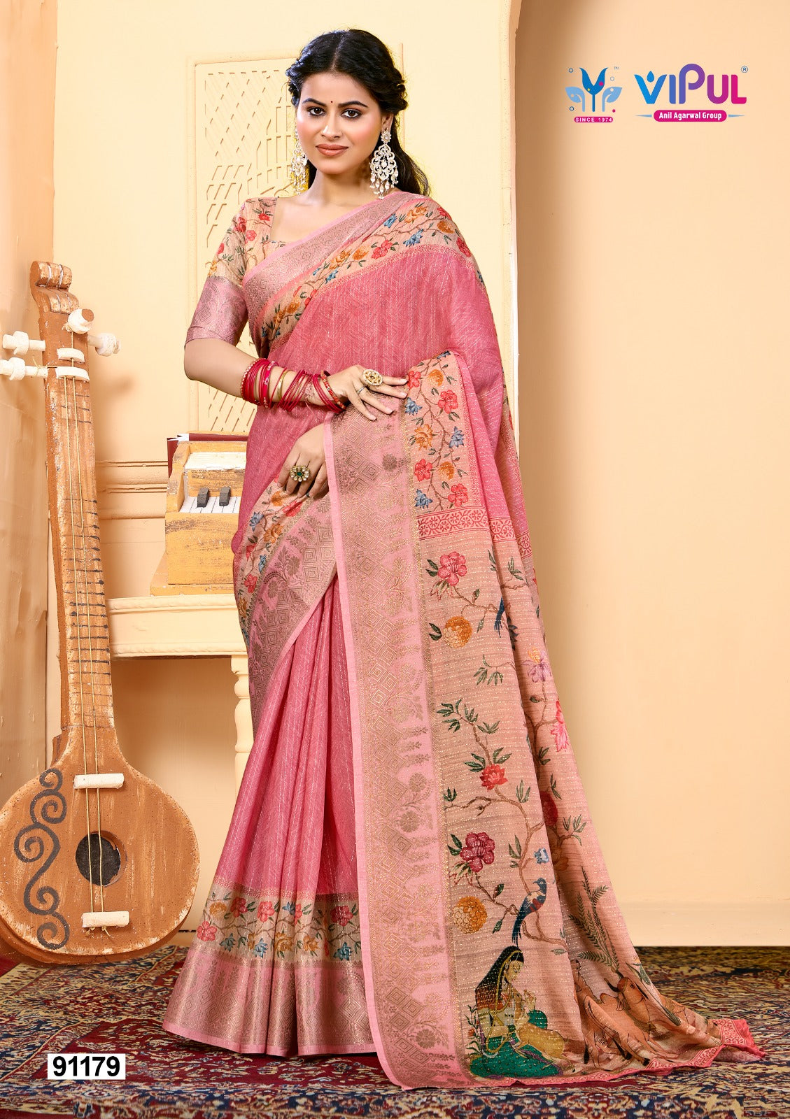 Shubhangi Vipul Soft Silk Sarees Exporter India