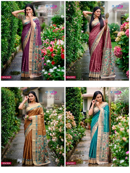 Shubhangi Vol 3 Vipul Soft Silk Sarees Manufacturer