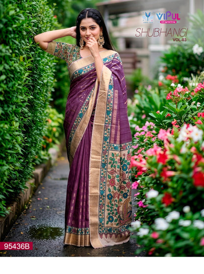 Shubhangi Vol 3 Vipul Soft Silk Sarees Manufacturer
