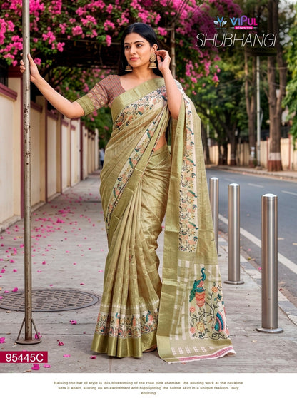 Shubhangi Vol 4 Vipul Soft Silk Sarees Exporter India