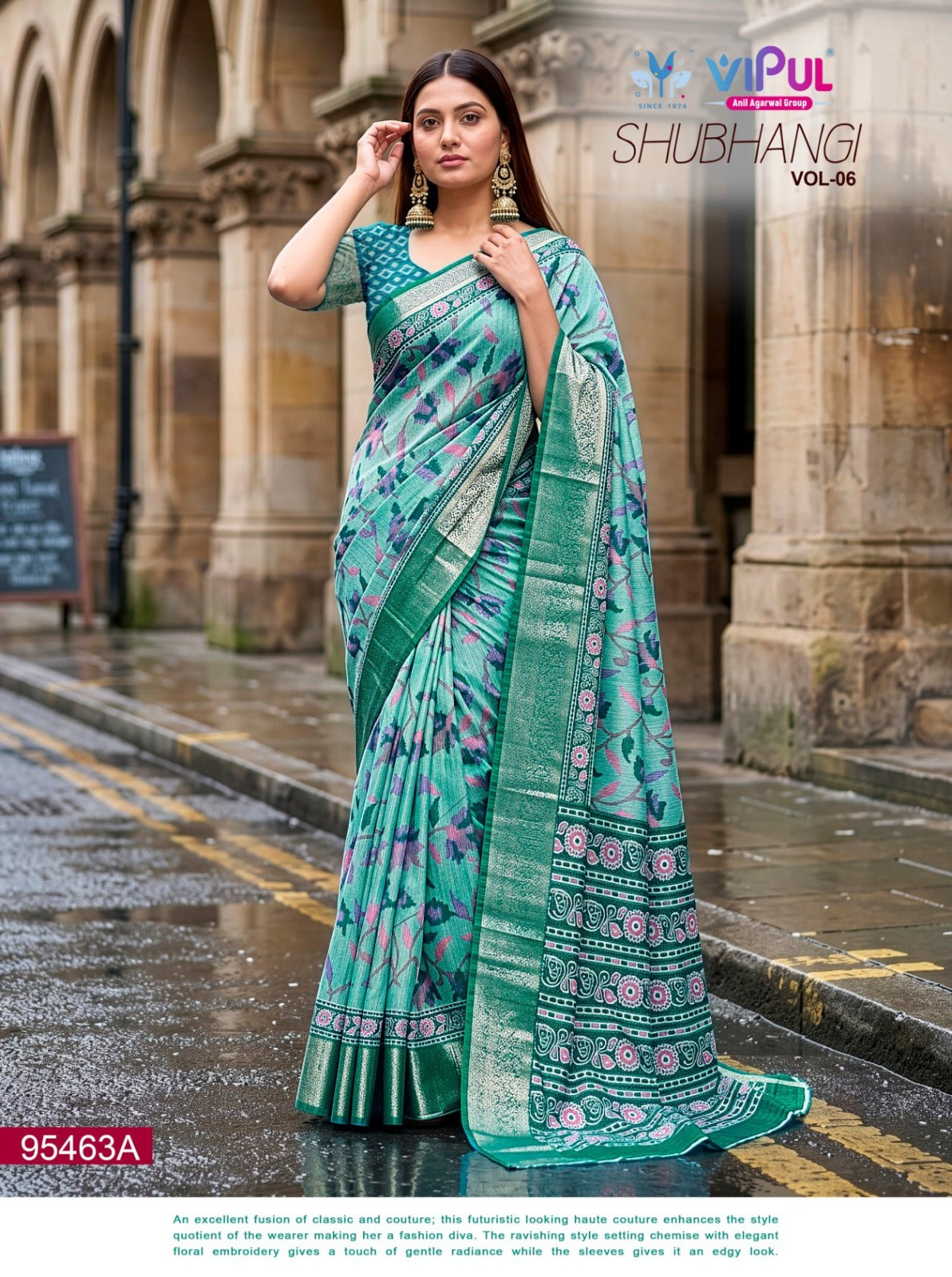 Shubhangi Vol 6 Vipul Soft Silk Sarees Manufacturer India