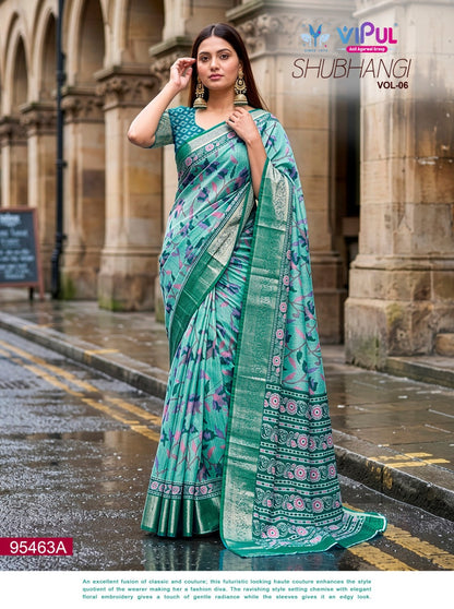 Shubhangi Vol 6 Vipul Soft Silk Sarees Manufacturer India