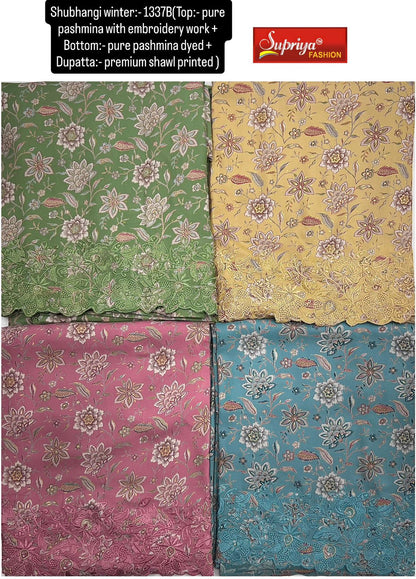 Shubhangi Winter Supriya Fashion Pashmina Suits Manufacturer India