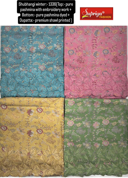 Shubhangi Winter Supriya Fashion Pashmina Suits Manufacturer India