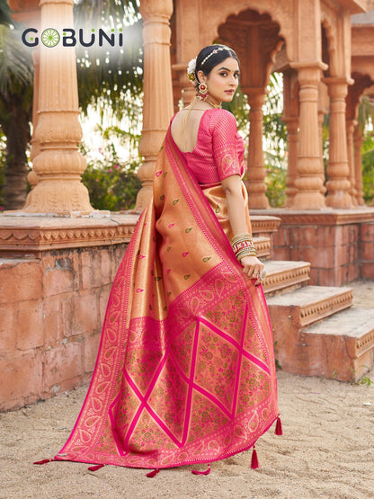 Shubharambh 1101-1106 Gobuni Banarasi Silk Sarees Manufacturer