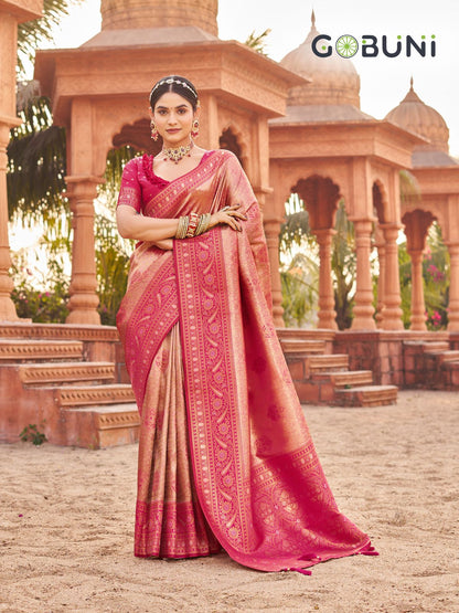 Shubharambh 1101-1106 Gobuni Banarasi Silk Sarees Manufacturer