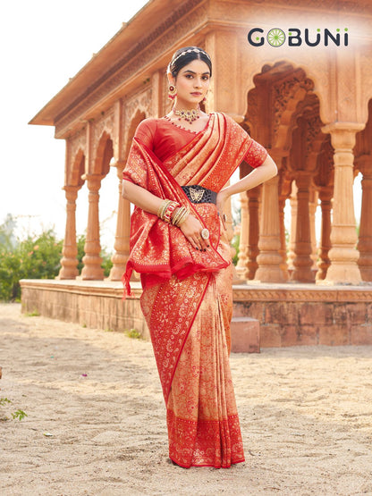 Shubharambh 1101-1106 Gobuni Banarasi Silk Sarees Manufacturer