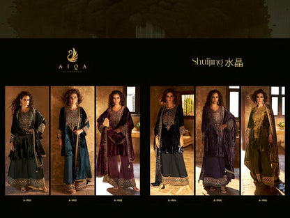 Shuijing Aiqa Velvet Suits Wholesaler Ahmedabad