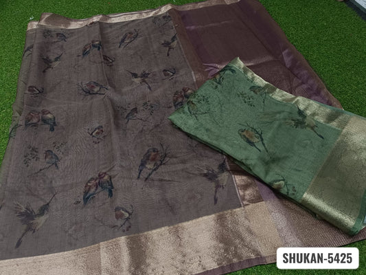 Shukan 5425 Kalpveli Organza Sarees