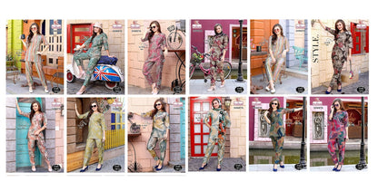 Shweta Kasual Modal Co Ord Set Supplier Ahmedabad