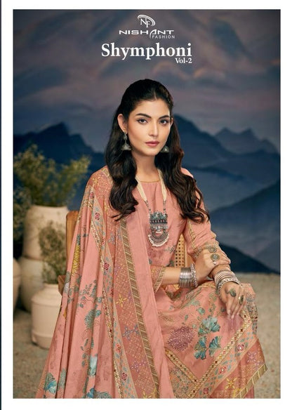 Shymphoni Vol 2 Nishant Fashion Pant Style Suits Wholesale
