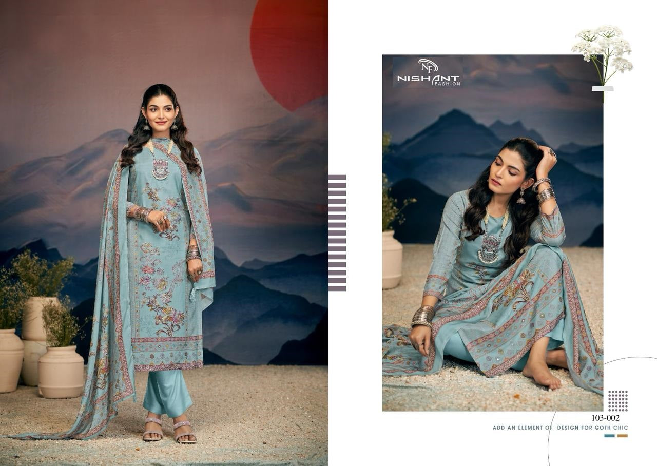 Shymphoni Vol 2 Nishant Fashion Pant Style Suits Wholesale