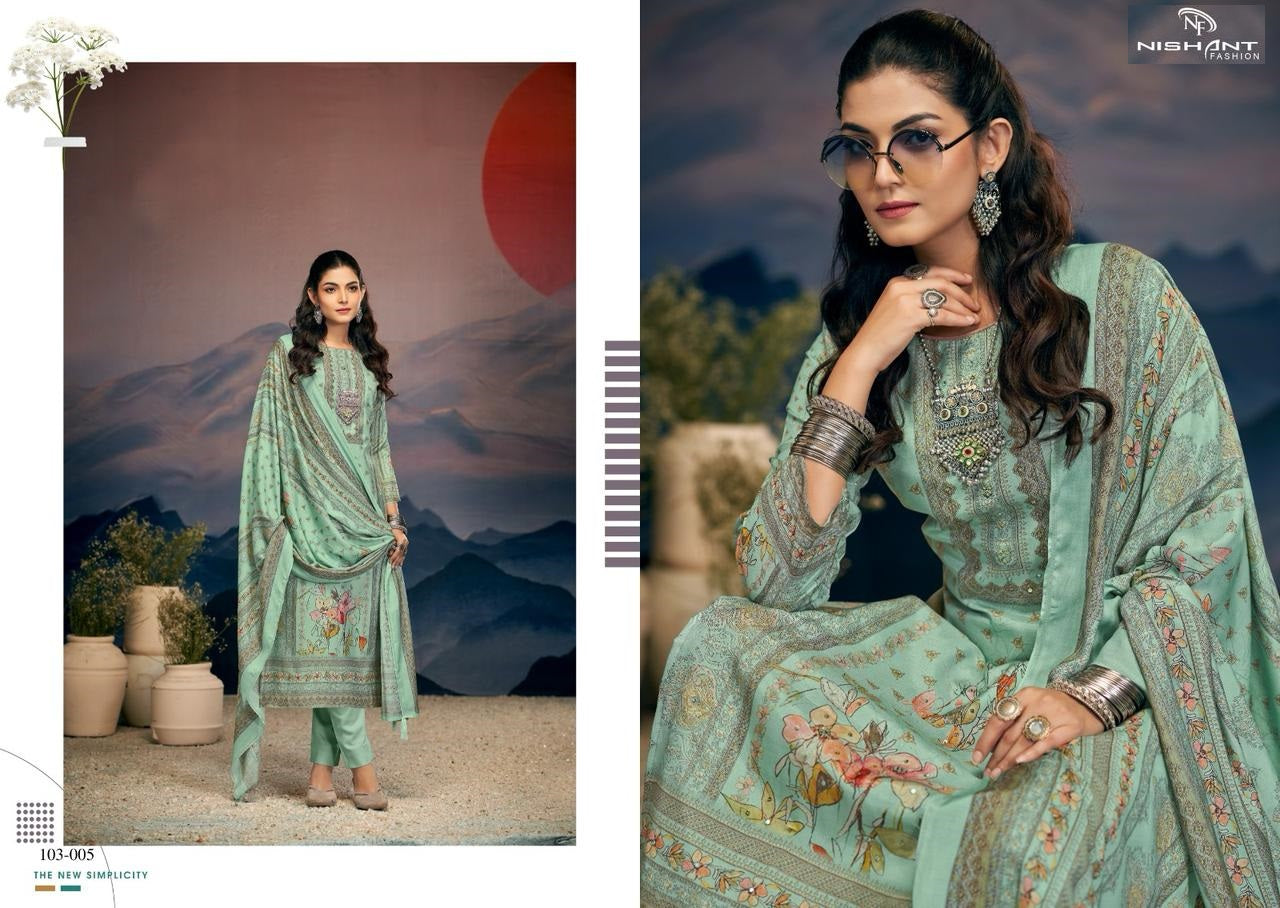 Shymphoni Vol 2 Nishant Fashion Pant Style Suits Wholesale