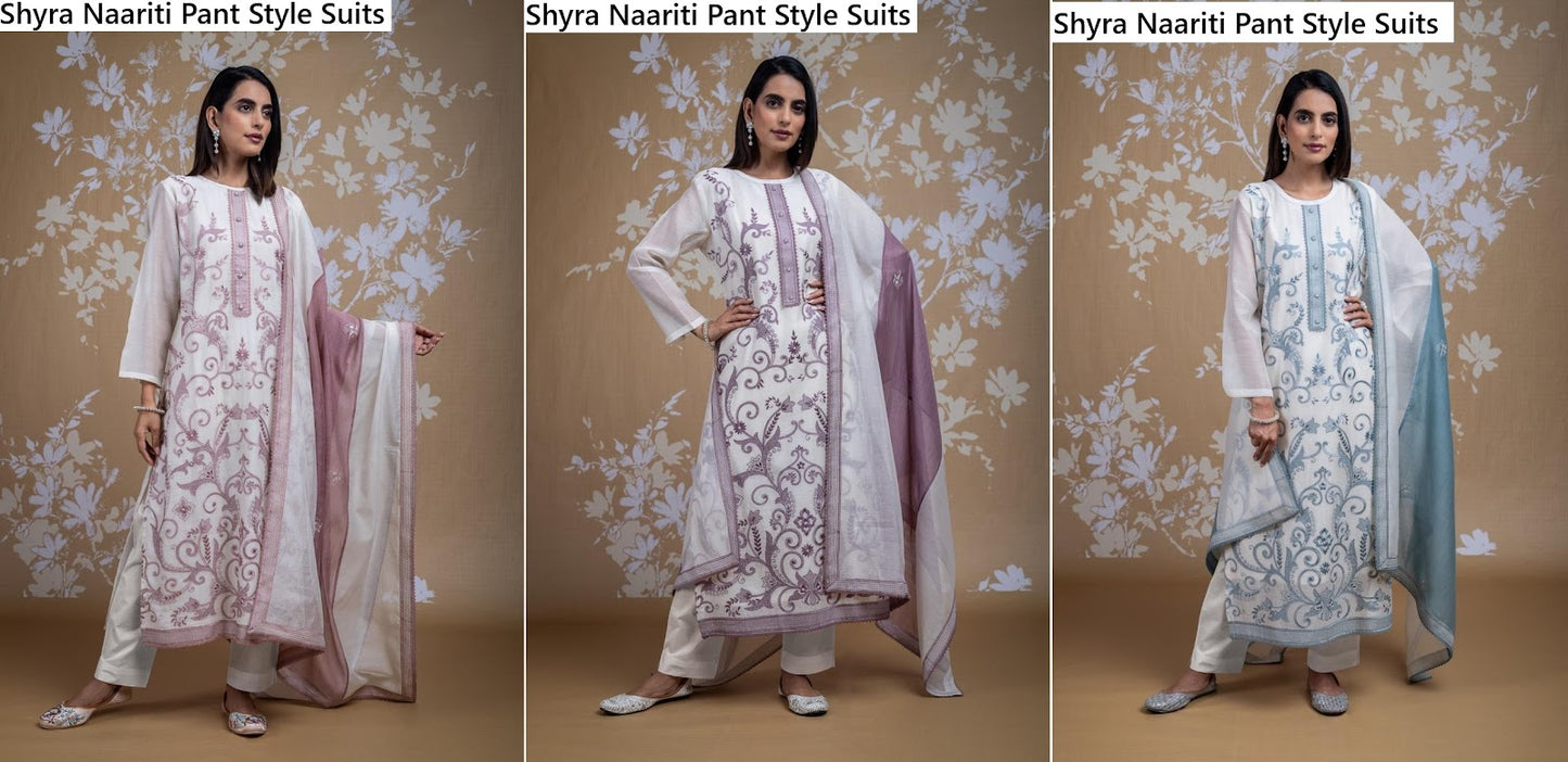 Shyra Naariti Mal Pant Style Suits Manufacturer India