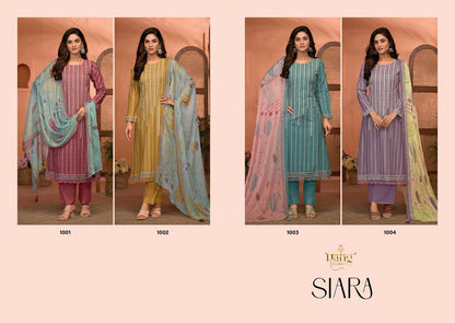 Siara Rang Swiss Lawn Pant Style Suits Exporter Gujarat