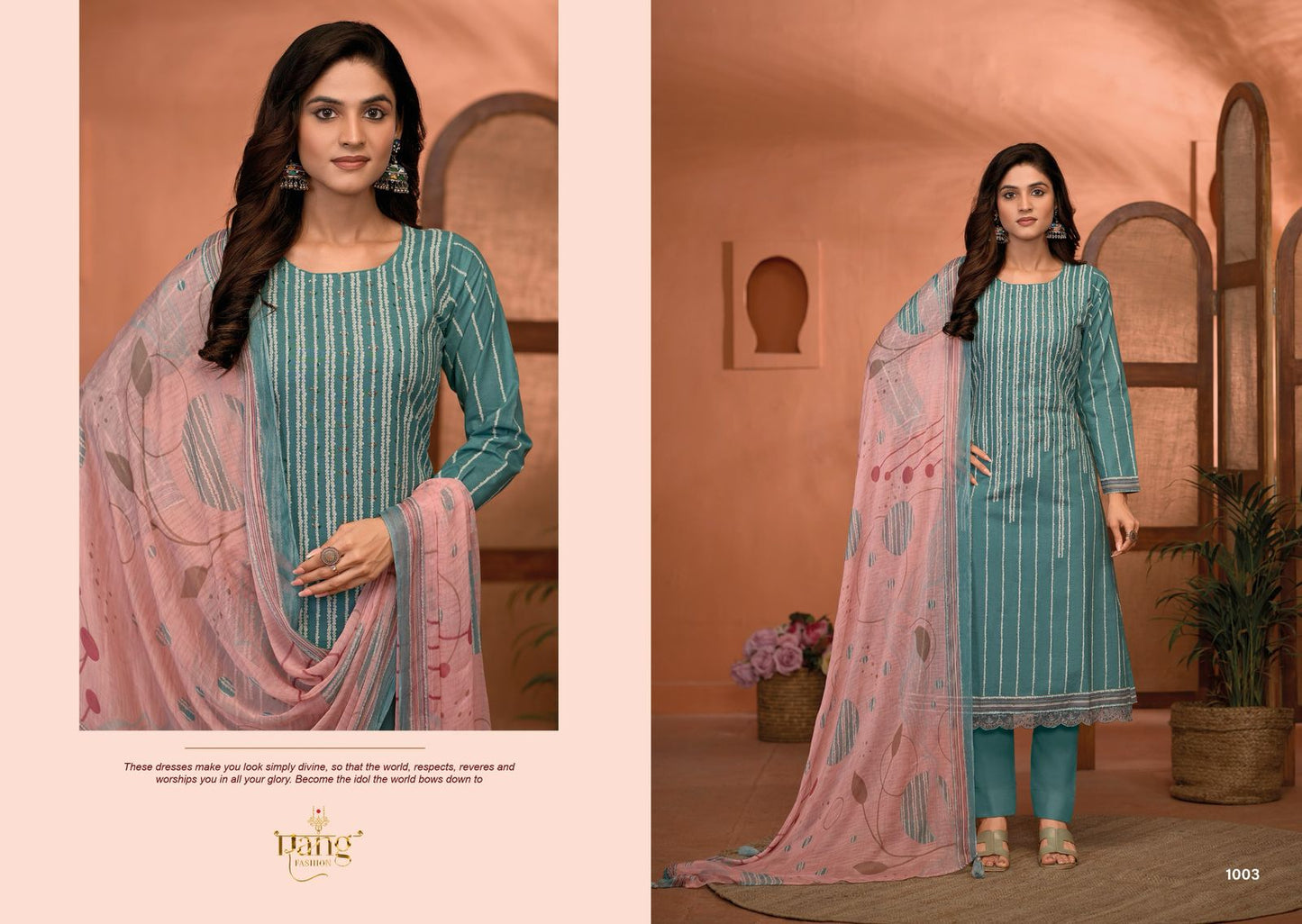 Siara Rang Swiss Lawn Pant Style Suits Exporter Gujarat